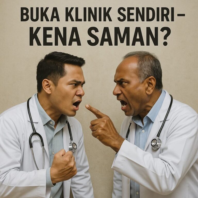 Kena Saman Sebab Buka Klinik Sendiri?