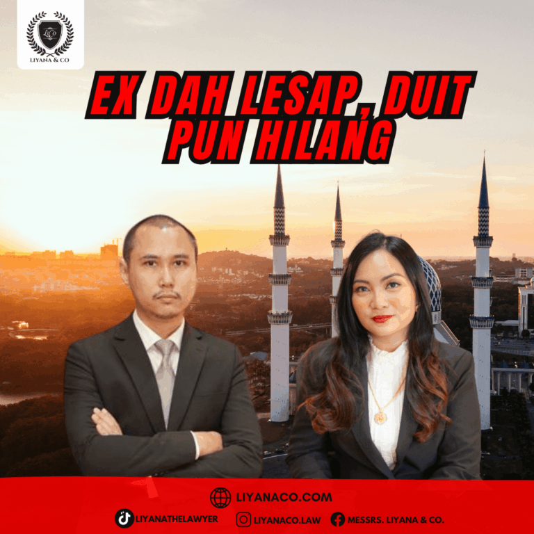 “Ex Dah Lesap, Duit Pun Hilang.”