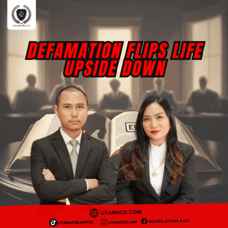 Defamation Flips Life Upside Down