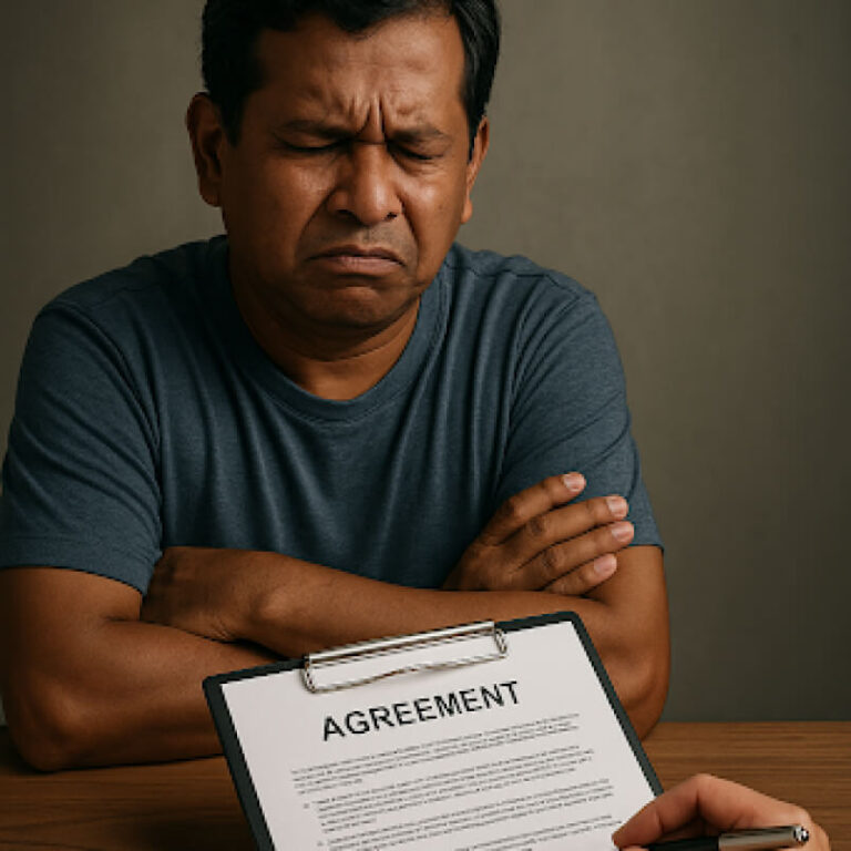 Sign Agreement Walaupun Buta Huruf