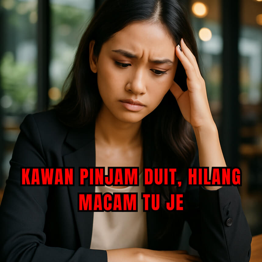 Kawan Pinjam Duit, Hilang Macam Tu Je