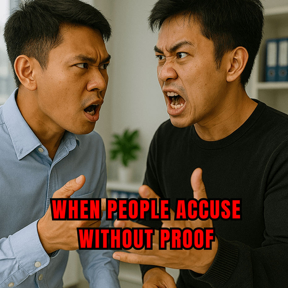 “When People Accuse Without Proof”