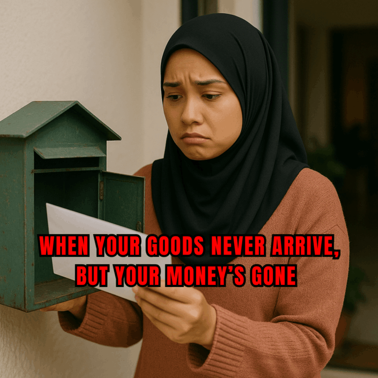 When Your Goods Never Arrive, But Your Money’s Gone 💸