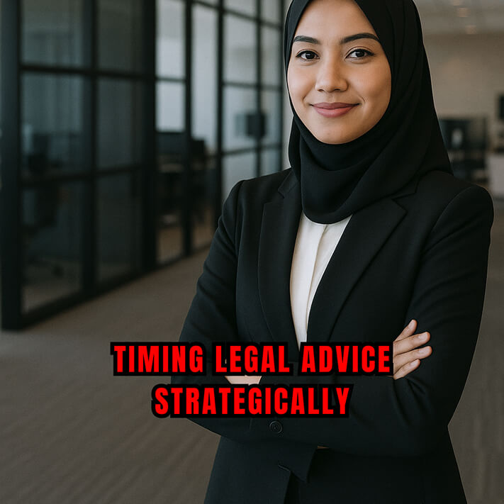Timing Legal Advice Strategically