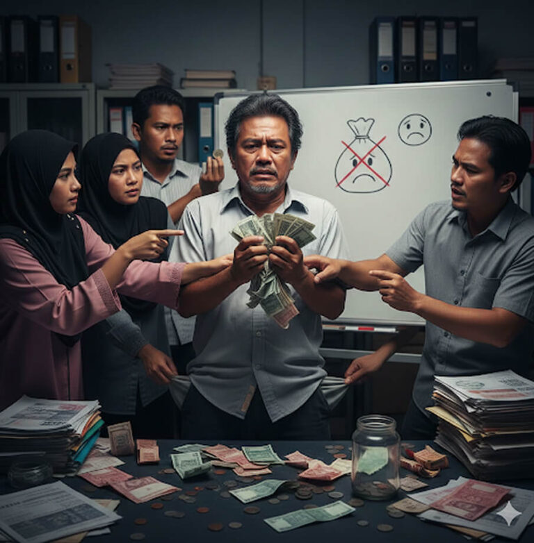 Padah ‘Main Kotor’ Pegang Duit Orang: Satu Sen Pun Tak Boleh Simpan