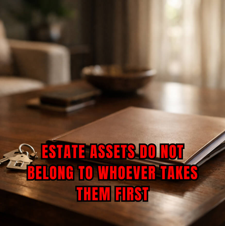 Estate Assets Do Not Belong to Whoever Takes Them First