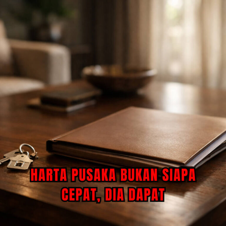 Harta Pusaka Bukan Siapa Cepat, Dia Dapat