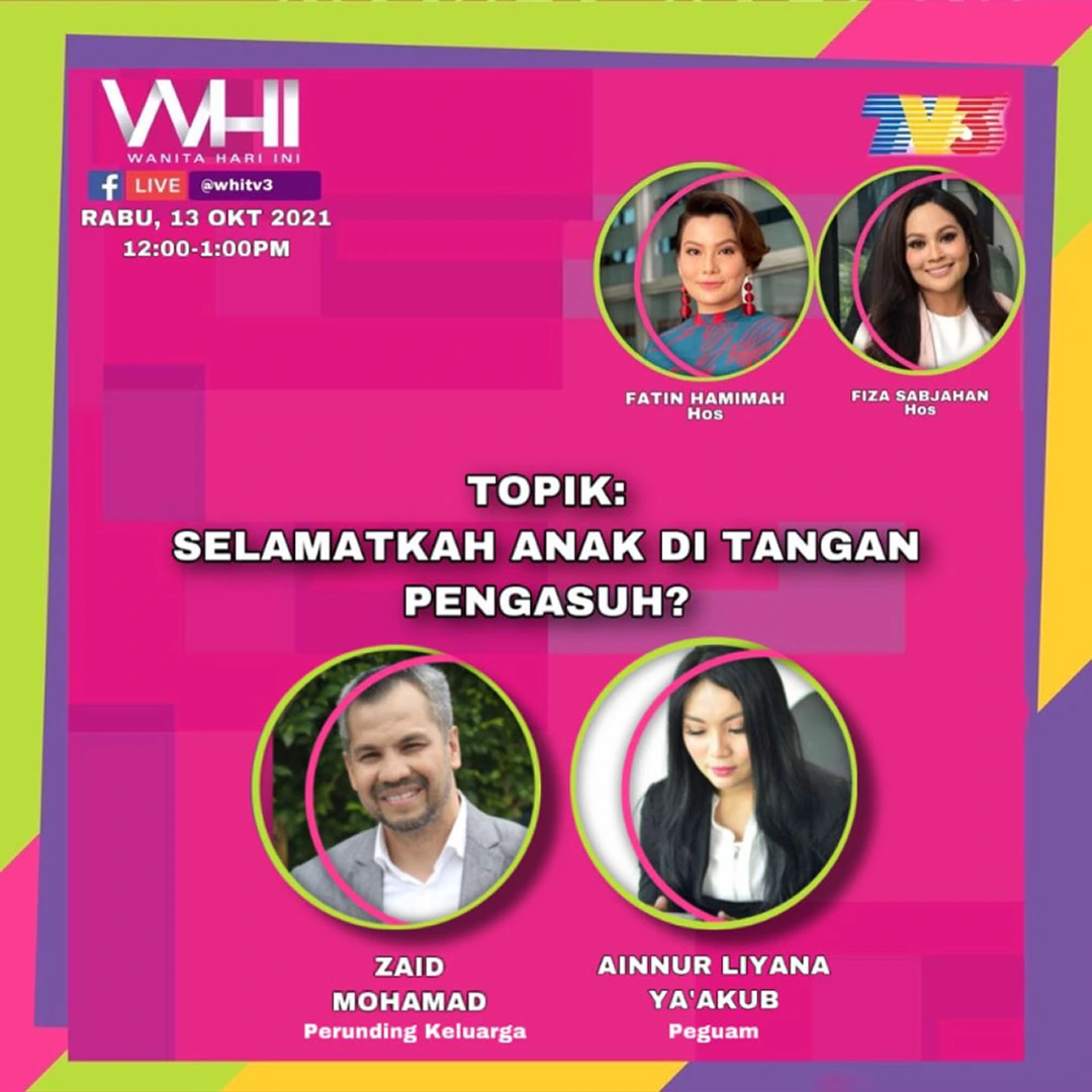 TV3 Wanita Hari Ini — Selamatkah Anak di Tangan Pengasuh